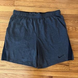 Nike Dri Fit Gray Athletic Shorts XXL black tag Gym Running